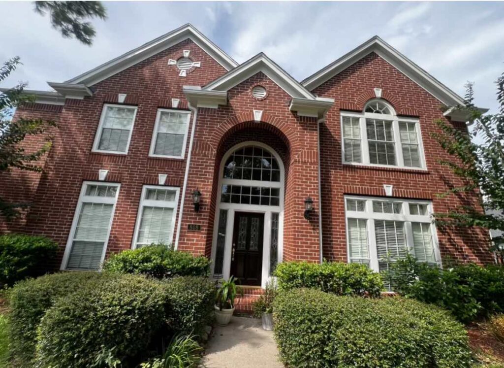 Brick Home With Hurricane Windows Installed