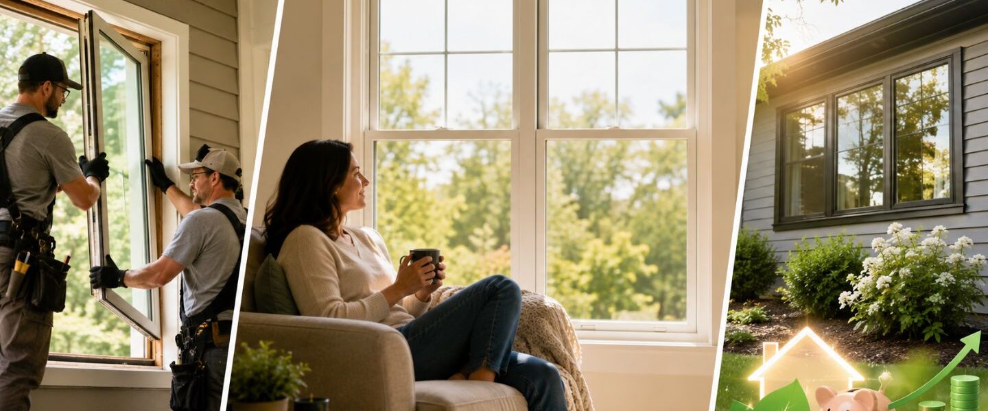 How a 1.5-Day Window Installation Changed Comfort, Cleaning, and Energy Use for One Homeowner