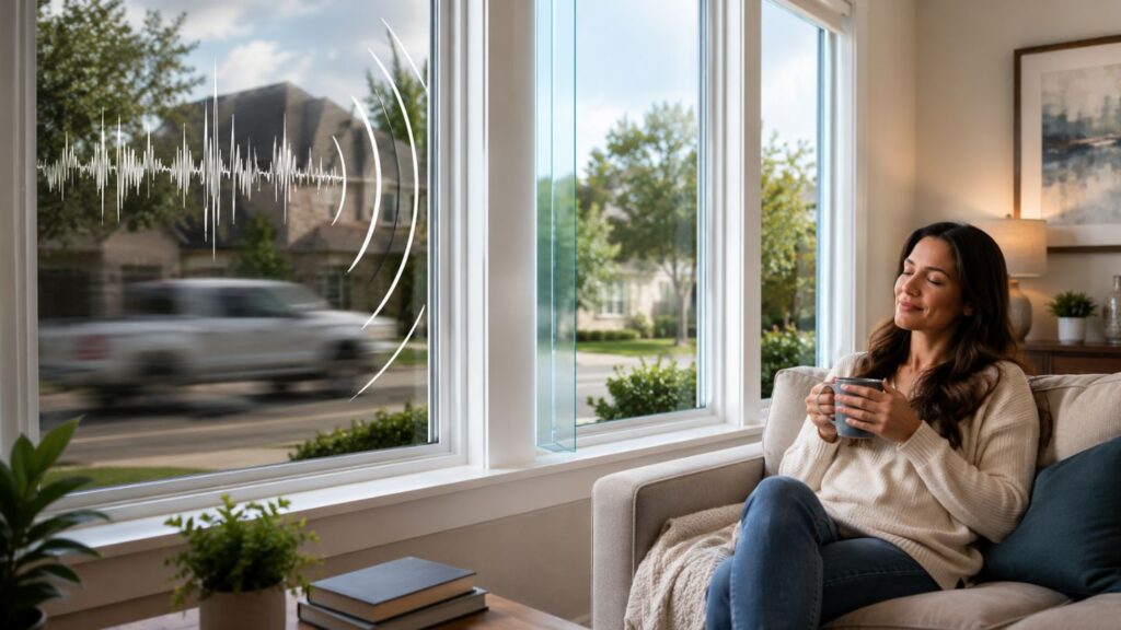 How Vinyl Replacement Windows Help Reduce Outside Noise in League City Homes